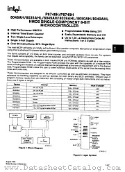 8050AH datasheet pdf Intel