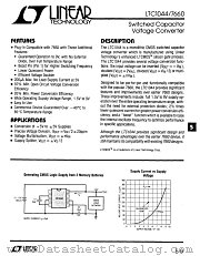 LT1044CN8 datasheet pdf Linear Technology