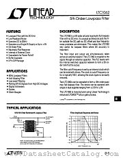 LTC1062MJ8 datasheet pdf Linear Technology