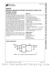 LM3670MFX-3.3 datasheet pdf National Semiconductor