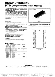 HD6840P datasheet pdf Hitachi Semiconductor