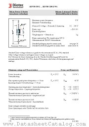 BZV58C11 datasheet pdf Diotec Elektronische