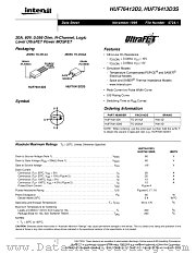 HUF76413D3S datasheet pdf Intersil