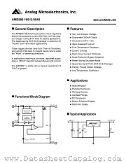 AME8801DEEV datasheet pdf Analog Microelectronics