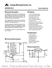 AME8803GEEY datasheet pdf Analog Microelectronics