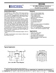 MIC2288BD5 datasheet pdf Micrel Semiconductor
