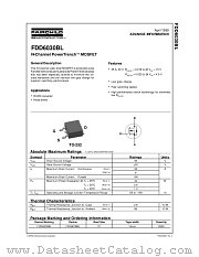 FDD6030 datasheet pdf Fairchild Semiconductor
