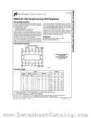 DM54L95J datasheet pdf National Semiconductor