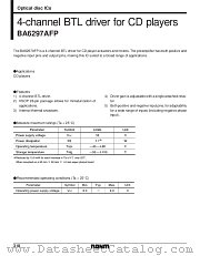 BA6297AFP datasheet pdf ROHM