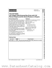 74ALVCF162835T datasheet pdf Fairchild Semiconductor