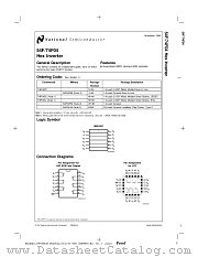 74F04SC datasheet pdf National Semiconductor
