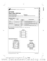 74F08PC datasheet pdf National Semiconductor