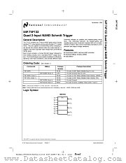 74F132SJ datasheet pdf National Semiconductor