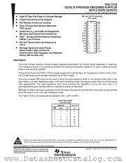 74AC11374DB datasheet pdf Texas Instruments