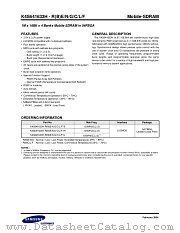 K4S641633H-C datasheet pdf Samsung Electronic