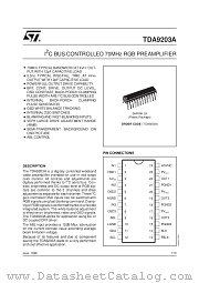 TDA9203A datasheet pdf ST Microelectronics