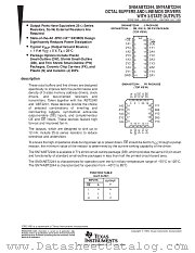 SN74ABT2244DB datasheet pdf Texas Instruments