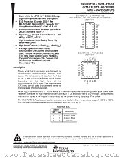 SN54ABT245 datasheet pdf Texas Instruments