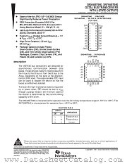 SN54ABT640 datasheet pdf Texas Instruments