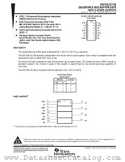 SN74ALVC126PW datasheet pdf Texas Instruments