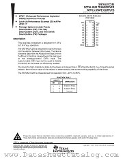 SN74ALVC245DGV datasheet pdf Texas Instruments