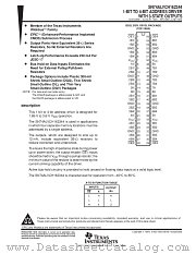 SN74ALVCH162344DGG datasheet pdf Texas Instruments