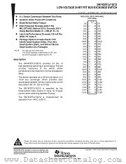 SN74CBTLV16212DGG datasheet pdf Texas Instruments