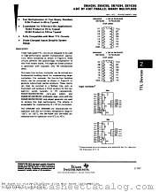 SN54284W datasheet pdf Texas Instruments
