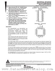 SN54ABT623AW datasheet pdf Texas Instruments