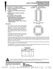 SN54ACT564FK datasheet pdf Texas Instruments