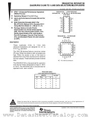 SN54AHC158FK datasheet pdf Texas Instruments