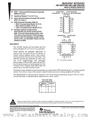 SN74AHC367PW datasheet pdf Texas Instruments
