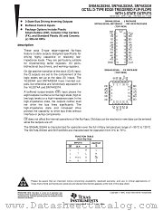 SN54ALS534AJ datasheet pdf Texas Instruments