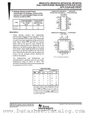 74ALS74 datasheet pdf Texas Instruments