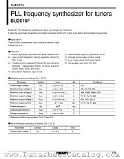 BU2616F datasheet pdf ROHM