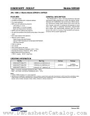 K4M28163PF-F75 datasheet pdf Samsung Electronic
