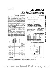MAX974MJE datasheet pdf MAXIM - Dallas Semiconductor