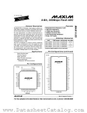 MAX1125 datasheet pdf MAXIM - Dallas Semiconductor