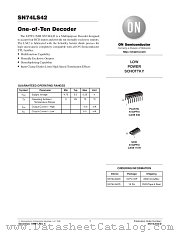 74LS42 datasheet pdf ON Semiconductor