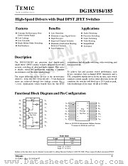 DG185AP/883 datasheet pdf TEMIC