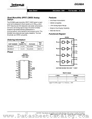 DG308ACY datasheet pdf Intersil