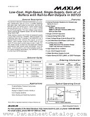 MAX4017EUA datasheet pdf MAXIM - Dallas Semiconductor