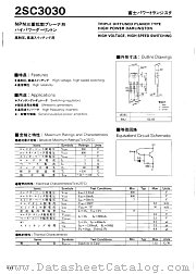 2SC3030 datasheet pdf Fuji Electric