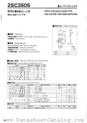 2SC3505 datasheet pdf Fuji Electric