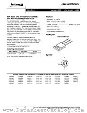 HGTG30N60B3D datasheet pdf Intersil