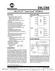 24LC65-IP datasheet pdf Microchip