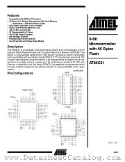 AT89C51-16QC datasheet pdf Atmel