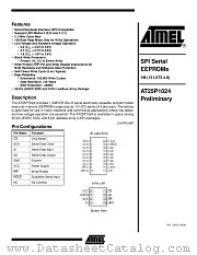 AT25P1024W1-10SI-1.8 datasheet pdf Atmel