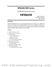 HM628128DLT-5 datasheet pdf Hitachi Semiconductor
