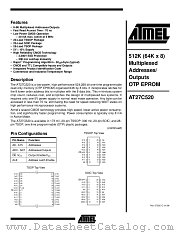 AT27C520-70TC datasheet pdf Atmel
